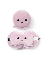 Relaxeazzz CUSH284 Oreiller et Masque de Voyage 2-en-1 - Pieuvre - Relaxeazzz vendu par Veille sur toi