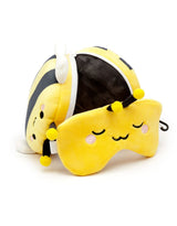 Relaxeazzz CUSH309 Oreiller et Masque de Voyage 2-en-1 - Abeille - Relaxeazzz vendu par Veille sur toi