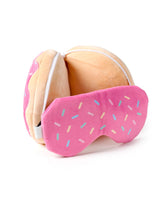 Relaxeazzz CUSH318 Oreiller et Masque de Voyage 2-en-1 - Beigne - Relaxeazzz vendu par Veille sur toi