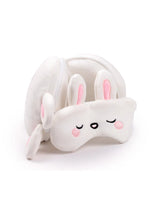 Relaxeazzz CUSH352 Oreiller et Masque de Voyage 2-en-1 - Lapin - Relaxeazzz vendu par Veille sur toi