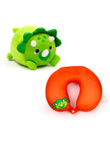 Relaxeazzz CUSH379 Coussin de Voyage 2-en-1 - Dinosaure - Relaxeazzz vendu par Veille sur toi