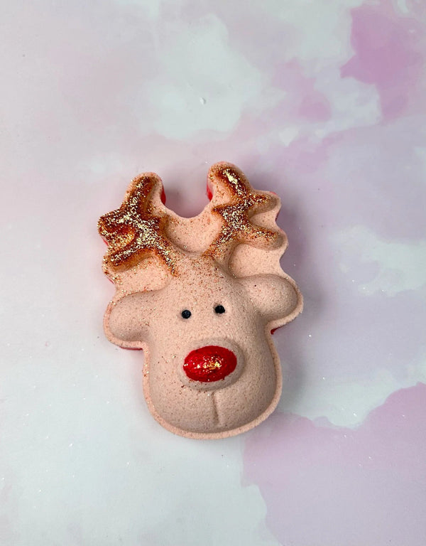 Bombe de bain effervescente de Noël - Renne Tonnerre - La Fabrik | Veille sur toi