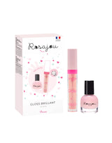 Rosajou RDUO05 Coffret Duo Ballerine - Vernis et brillant à lèvres végétaliens - Rosajou vendu par Veille sur toi