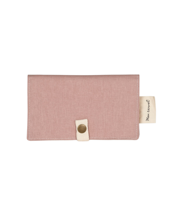 Protège Carnet de santé - Rose cendré - Sauge & Co