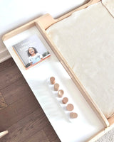 Sapiens Child APPLE CRIB - Montessori Floor Bed with Rails & Shelves vendu par Veille sur toi