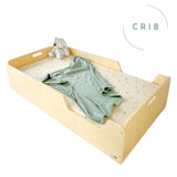 Sapiens Child Apple Crib No Shelf Birch APPLE CRIB - Montessori Floor Bed with Rails Birch vendu par Veille sur toi