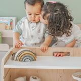 Sapiens Child APPLE FULL - Montessori Floor Bed with Shelves vendu par Veille sur toi