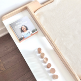 Sapiens Child APPLE FULL - Montessori Floor Bed with Shelves vendu par Veille sur toi