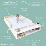 Sapiens Child APPLE FULL - Montessori Floor Bed with Shelves vendu par Veille sur toi