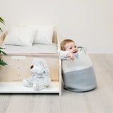 Sapiens Child APPLE TWIN - Montessori Floor Bed with Rails & Shelves vendu par Veille sur toi