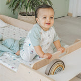Sapiens Child APPLE TWIN - Montessori Floor Bed with Rails & Shelves vendu par Veille sur toi