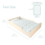 Sapiens Child APPLE TWIN - Montessori Floor Bed with Rails vendu par Veille sur toi