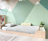Sapiens Child CHERRY TWIN - Montessori Floor Bed with Shelves vendu par Veille sur toi