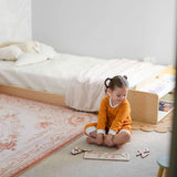 Sapiens Child CHERRY TWIN - Montessori Floor Bed with Shelves vendu par Veille sur toi