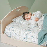 Sapiens Child CHERRY TWIN - Montessori Floor Bed with Shelves vendu par Veille sur toi