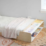 Sapiens Child CHERRY TWIN - Montessori Floor Bed with Shelves vendu par Veille sur toi