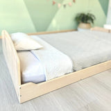 Sapiens Child CHERRY TWIN - Montessori Floor Bed with Shelves vendu par Veille sur toi