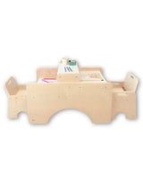 Sapiens Child Ensemble Montessori réglable Papaya double - Table et chaises pour 2 - Sapiens Child vendu par Veille sur toi