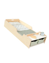 Sapiens Child Lit Montessori au sol format bassinette avec barrières et étagères - APPLE CRIB - Sapiens child vendu par Veille sur toi