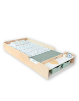 Sapiens Child Lit Montessori au sol format simple avec barrières et étagères - APPLE TWIN - Sapiens child vendu par Veille sur toi