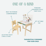 Sapiens Child LUMEN - Big Kid Desk & Chair | Adjustable Height Study Table vendu par Veille sur toi