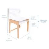 Sapiens Child LUMEN - Big Kid Desk & Chair | Adjustable Height Study Table vendu par Veille sur toi