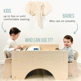 Sapiens Child PAPAYA DOUBLE - Adjustable Montessori Table & Chair Set for Two vendu par Veille sur toi