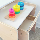 Sapiens Child PAPAYA DOUBLE - Adjustable Montessori Table & Chair Set for Two vendu par Veille sur toi