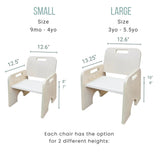 Sapiens Child PAPAYA DOUBLE - Adjustable Montessori Table & Chair Set for Two vendu par Veille sur toi