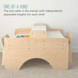 Sapiens Child PAPAYA DOUBLE - Adjustable Montessori Table & Chair Set for Two vendu par Veille sur toi