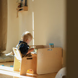 Sapiens Child PAPAYA SET - Weaning Montessori Table and Chair Adjustable Height vendu par Veille sur toi