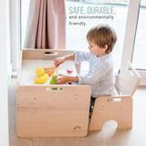 Sapiens Child PAPAYA SET - Weaning Montessori Table and Chair Adjustable Height vendu par Veille sur toi