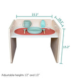 Sapiens Child PAPAYA SET - Weaning Montessori Table and Chair Adjustable Height vendu par Veille sur toi