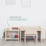 Sapiens Child PAPAYA SET - Weaning Montessori Table and Chair Adjustable Height vendu par Veille sur toi
