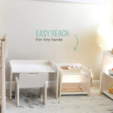 Sapiens Child PAPAYA Shelf - Montessori Organization Mini Shelf vendu par Veille sur toi