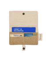 Sauge & co ProtègeCarnet-DenimFleuri Protège Carnet de santé - Denim Fleuri - Sauge & Co vendu par Veille sur toi