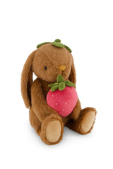 Snuggle Bunnies SB-174323 Peluche - Pénélope le lapin avec fraise - Snuggle Bunnies vendu par Veille sur toi