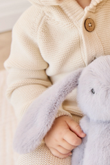 Snuggle Bunnies SB-Pen-Sil Peluche Pénélope le lapin - Silver - Snuggle Bunnies vendu par Veille sur toi