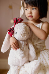 Snuggle Bunnies SB-Pen-XmasBow Peluche Pénélope le lapin avec boucle - Pastel - Snuggle Bunnies vendu par Veille sur toi