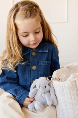 Snuggle Bunnies SB-PenKey-Sil Breloque pour sac - Pénélope le lapin - Silver - Snuggle Bunnies vendu par Veille sur toi