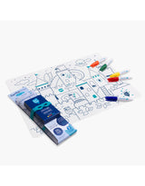 Super Petit 5370039 Ensemble de Coloriage en Silicone - Château - Super Petit vendu par Veille sur toi