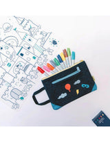 Super Petit 5370039 Ensemble de Coloriage en Silicone - Château - Super Petit vendu par Veille sur toi