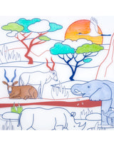 Super Petit 5370059 Ensemble de Coloriage en Silicone - Savane - Super Petit vendu par Veille sur toi