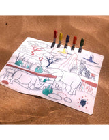 Super Petit 5370059 Ensemble de Coloriage en Silicone - Savane - Super Petit vendu par Veille sur toi