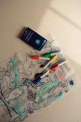 Super Petit 5370071 Ensemble de Coloriage en Silicone - Barrière de Corail - Super Petit vendu par Veille sur toi