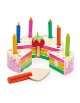Tender Leaf Toys TL8282 Gâteau d'anniversaire arc-en-ciel - Tender Leaf Toys vendu par Veille sur toi