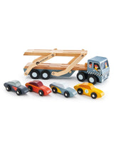 Tender Leaf Toys TL8346 Transporteur de voitures - Tender Leaf vendu par Veille sur toi
