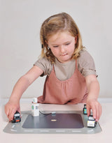 Tender Leaf Toys TL8373 Ensemble de 3 voitures intelligentes en bois - Tender Leaf Toys vendu par Veille sur toi