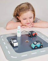 Tender Leaf Toys TL8373 Ensemble de 3 voitures intelligentes en bois - Tender Leaf Toys vendu par Veille sur toi