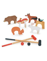Tender Leaf Toys TL8622 Jeu de croquet d'intérieur Woodland - Woodland Indoor Croquet Set - Tender Leaf Toys vendu par Veille sur toi